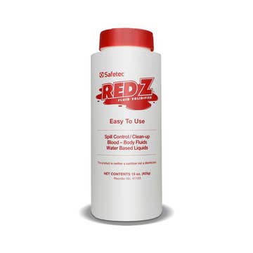 Red Z™ Spill Control Solidifier, 15-ounce Shaker Top