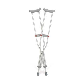 Red Dot Adult Underarm Crutches, 5'1" – 5'9"