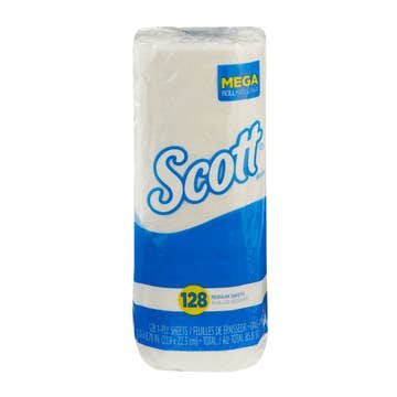 Scott® Kitchen Paper Towel, 128 Perforated Sheets Per