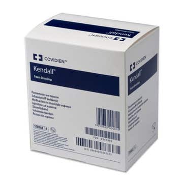 Kendall™ Nonadhesive Without Border Foam Dressing, 4 X 8 Inch