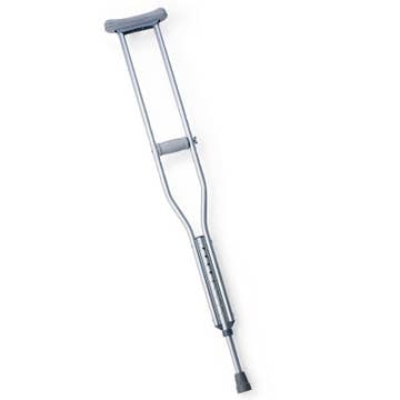 Crutch, Alum Adlt Tall 300lb 5' 10"x6" 6" (8pr/cs)