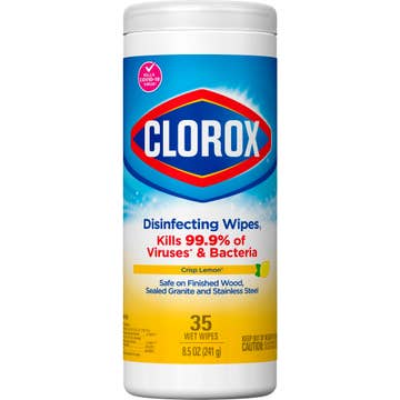 Clorox® Disinfecting Wipes, Lemon Scent, 35 Ct.