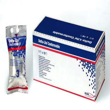 TAPE, CAST DELTA LITE FIBERGLASS 4"X15" WHT (10/BX