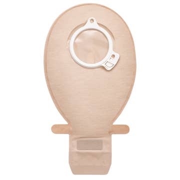SenSura® Click Wide 2-Piece Opaque Ostomy Pouch, Red Match
