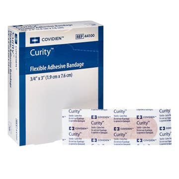 Curity™ Adhesive Strip, ¾ X 3 Inch