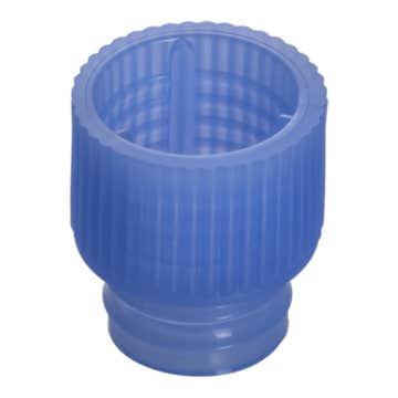 PLUG/CAP, F/TUBES 12X75 BLU (1000/PK 10PK/CS) (Case)