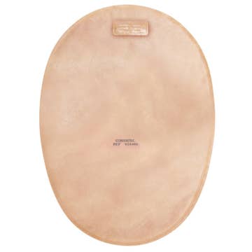 The Natura®+ Two-Piece Closed End Beige Filtered Ostomy Pouch, 45mm Flange