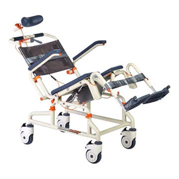 CHAIR, SHWR/COMMODE TILT ROLL IN BUDDY