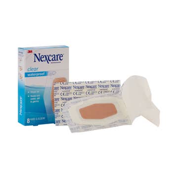 Nexcare™ Waterproof Knee / Elbow Adhesive Strip, 2-3/8 X 3½ Inch