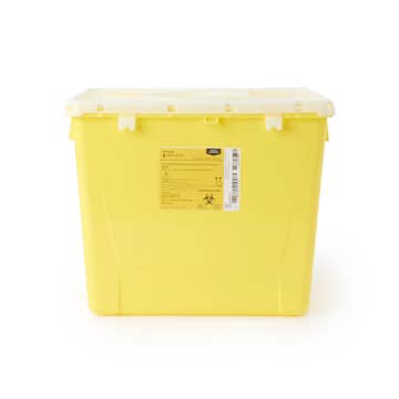 McKesson Prevent® Sharps Container, 8 Gallon, 13-1/2 x 17-3/10 x 13 Inch
