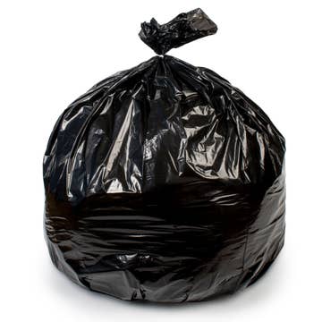 Colonial Bag Extra Heavy Duty Trash Bag, Black, 15-gallon Capacity