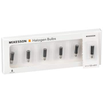 Mckesson Halogen Lamp, Replacement Bulb For Vaginal Specula, 4.6 Volt 3 Watt