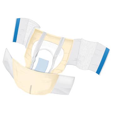 McKesson Ultra Plus Stretch Heavy Absorbency Incontinence Brief, Large / X-Large