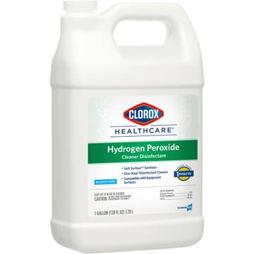 Clorox Healthcare® Hydrogen Peroxide Cleaner Disinfectant, Jug, 1 Gal.