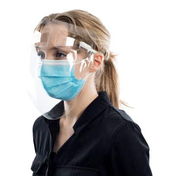 Wraparound Face Shield Better Shield™ One Size Fits Most Full Length Ventilated Reusable NonSterile