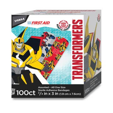 American® White Cross Stat Strip® Transformers Adhesive Strip, ¾ X 3 Inch