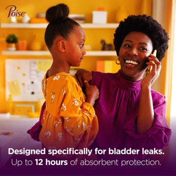 Poise® Bladder Control Pad, Long, Light Absorbency, Absorb-Loc Core, Female